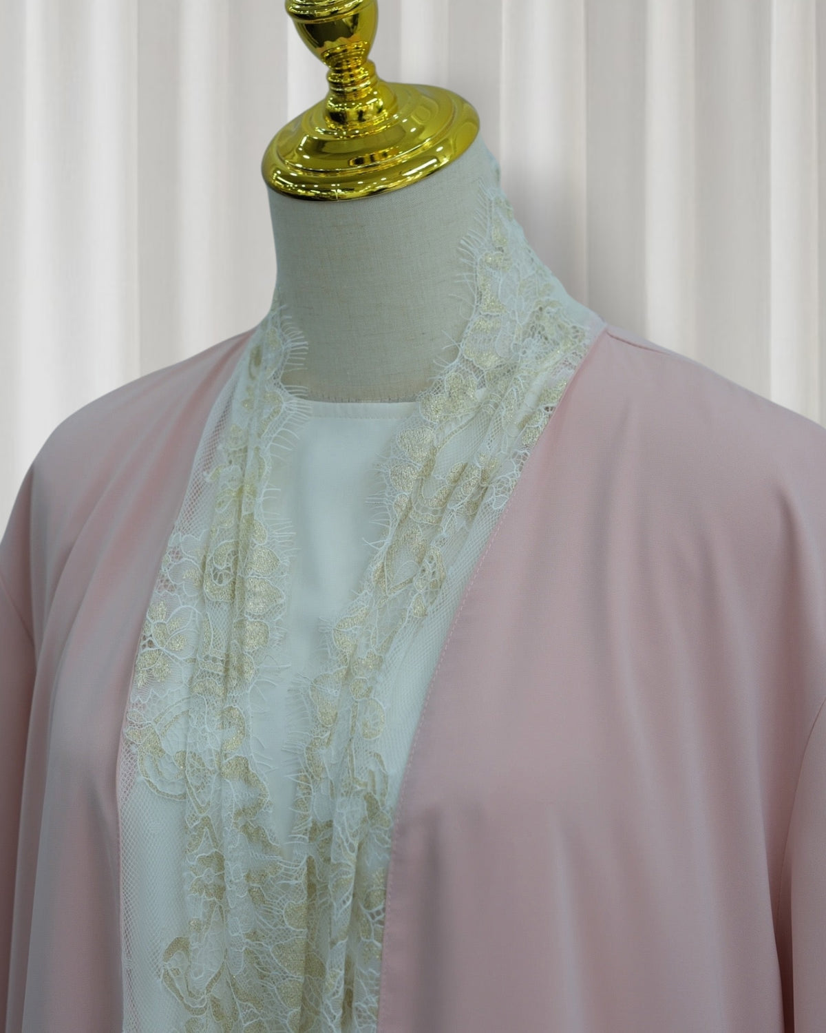 The Azure Élégance Abaya Set