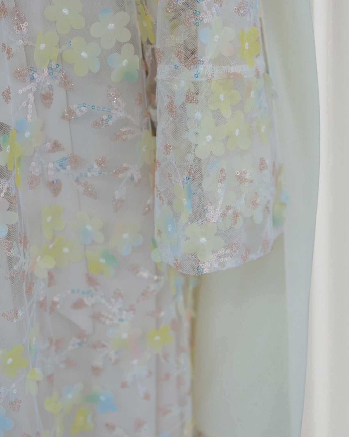 The Élan Floral Sequin Abaya Couture