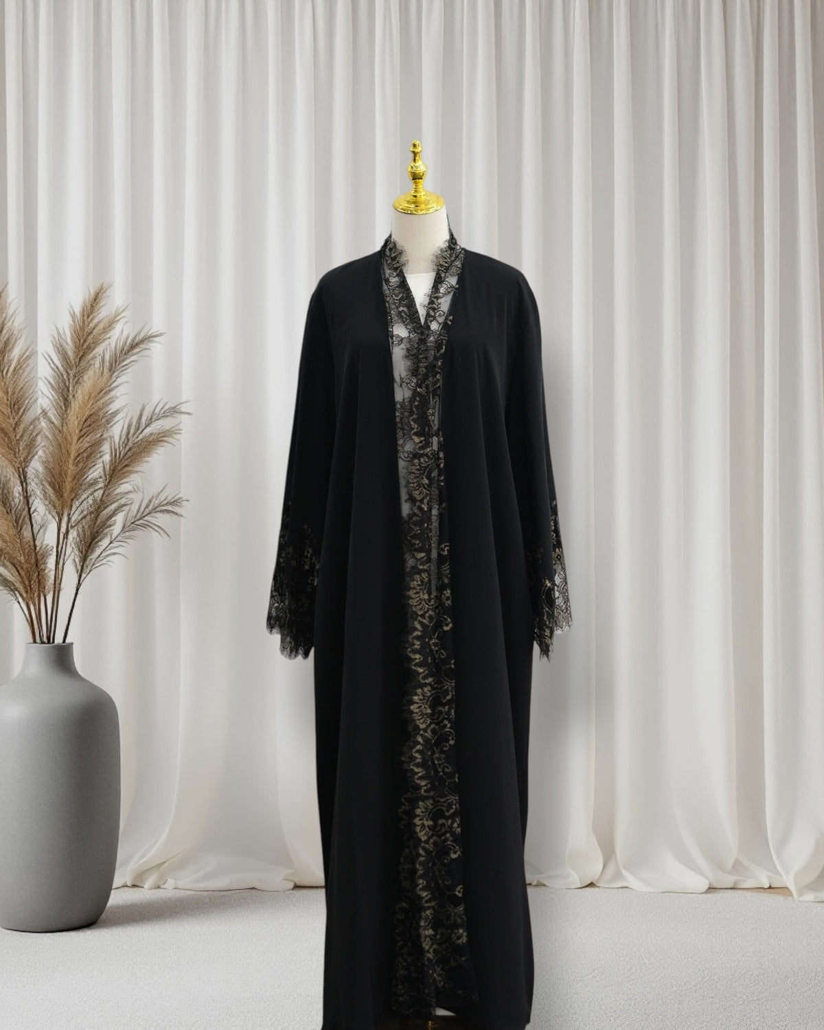 The Azure Élégance Abaya Set
