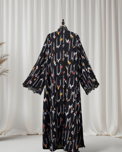 Inaya - Printed Abaya Set (IA179)