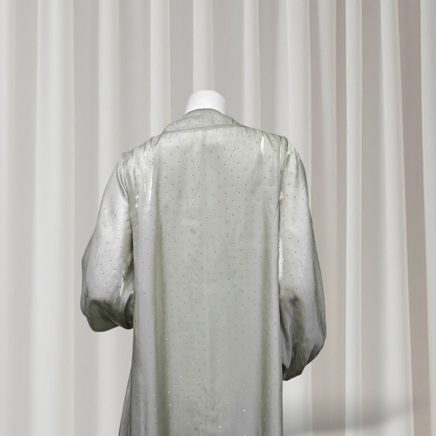 Ethereal rhinestoned Arabic Hand-Embroidered 2-piece Set
