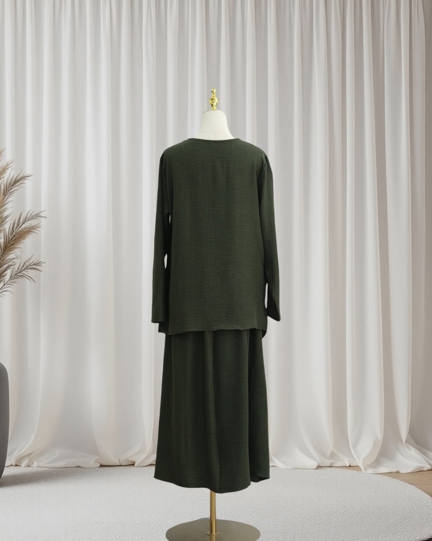 Luxe Draped Knit Co-Ord Set (IA186)