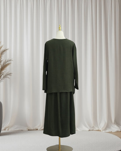 Luxe Draped Knit Co-Ord Set (IA186)