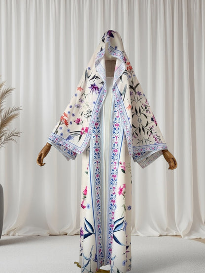 The Bloom Luxe Abaya Set
(EG129)