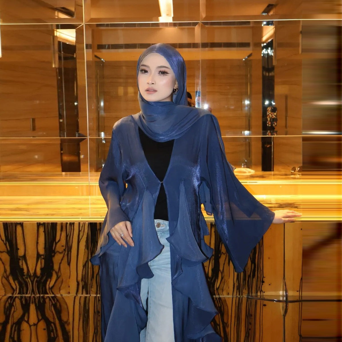Luna Éclat Abaya Set