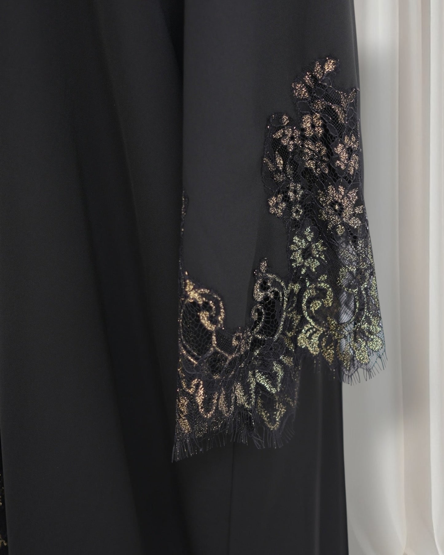 The Azure Élégance Abaya Set (IA184)