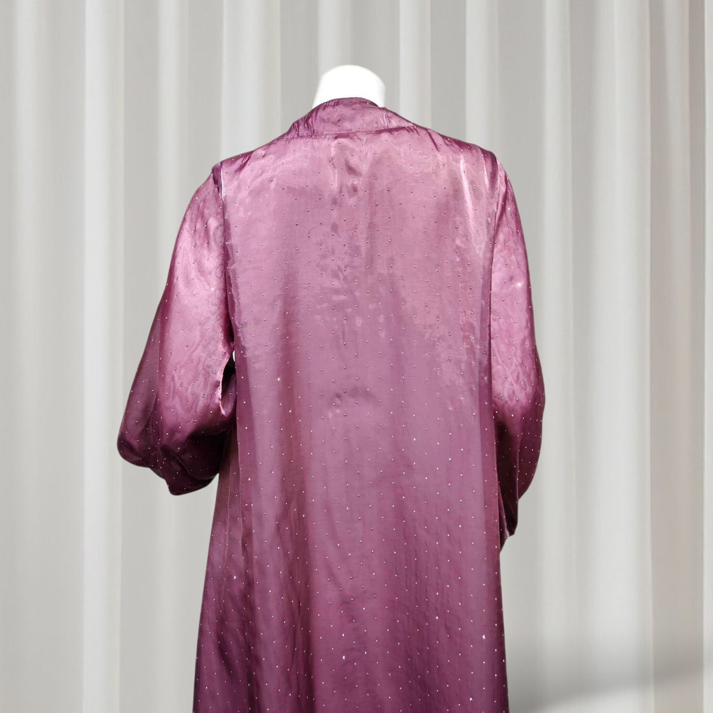 Ethereal rhinestoned Arabic Hand-Embroidered 2-piece Set