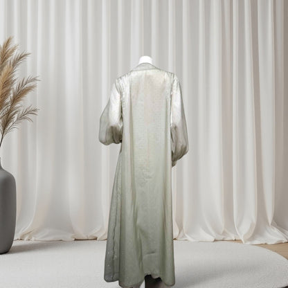 Ethereal rhinestoned Arabic Hand-Embroidered 2-piece Set