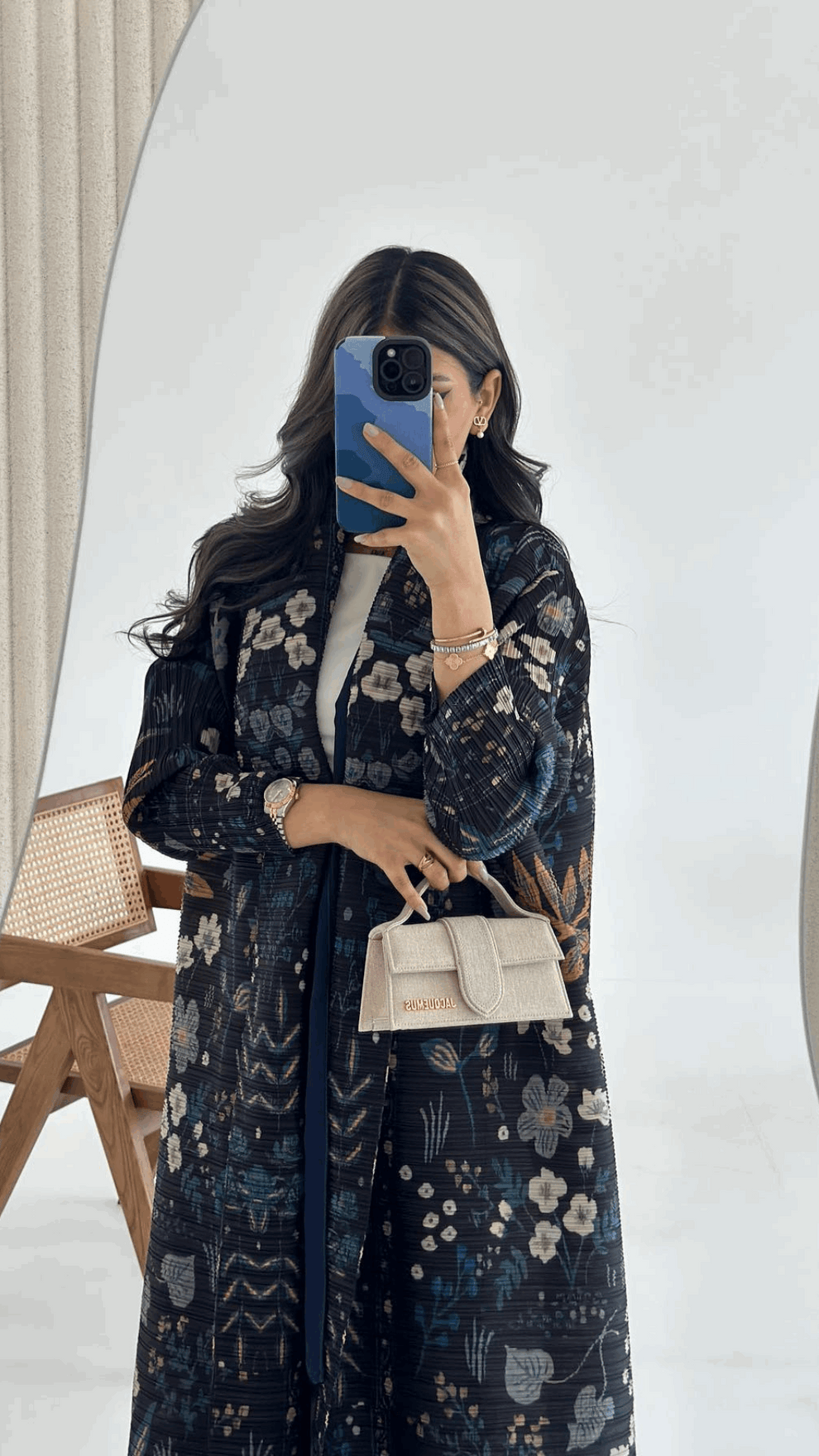 Twilight Pleated Abaya