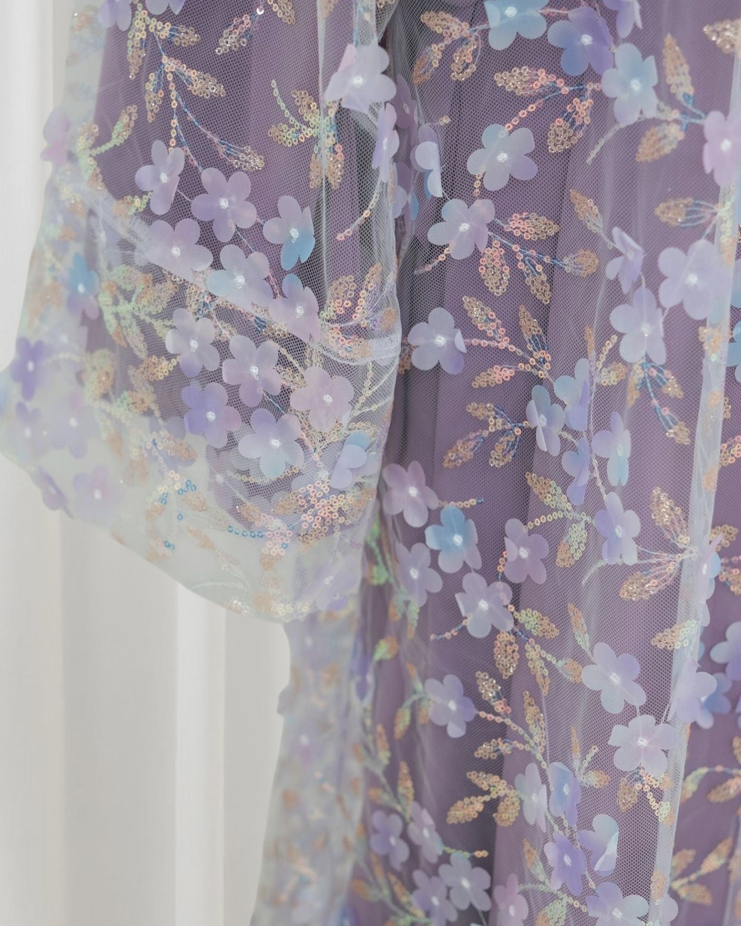 The Élan Floral Sequin Abaya Couture (IA189)