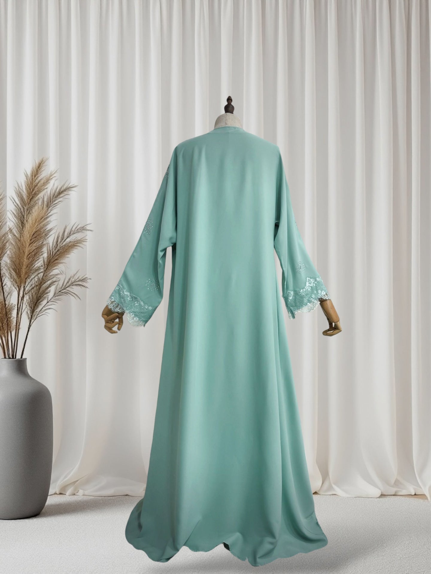 Layali Lace Edge Abaya (EG152)