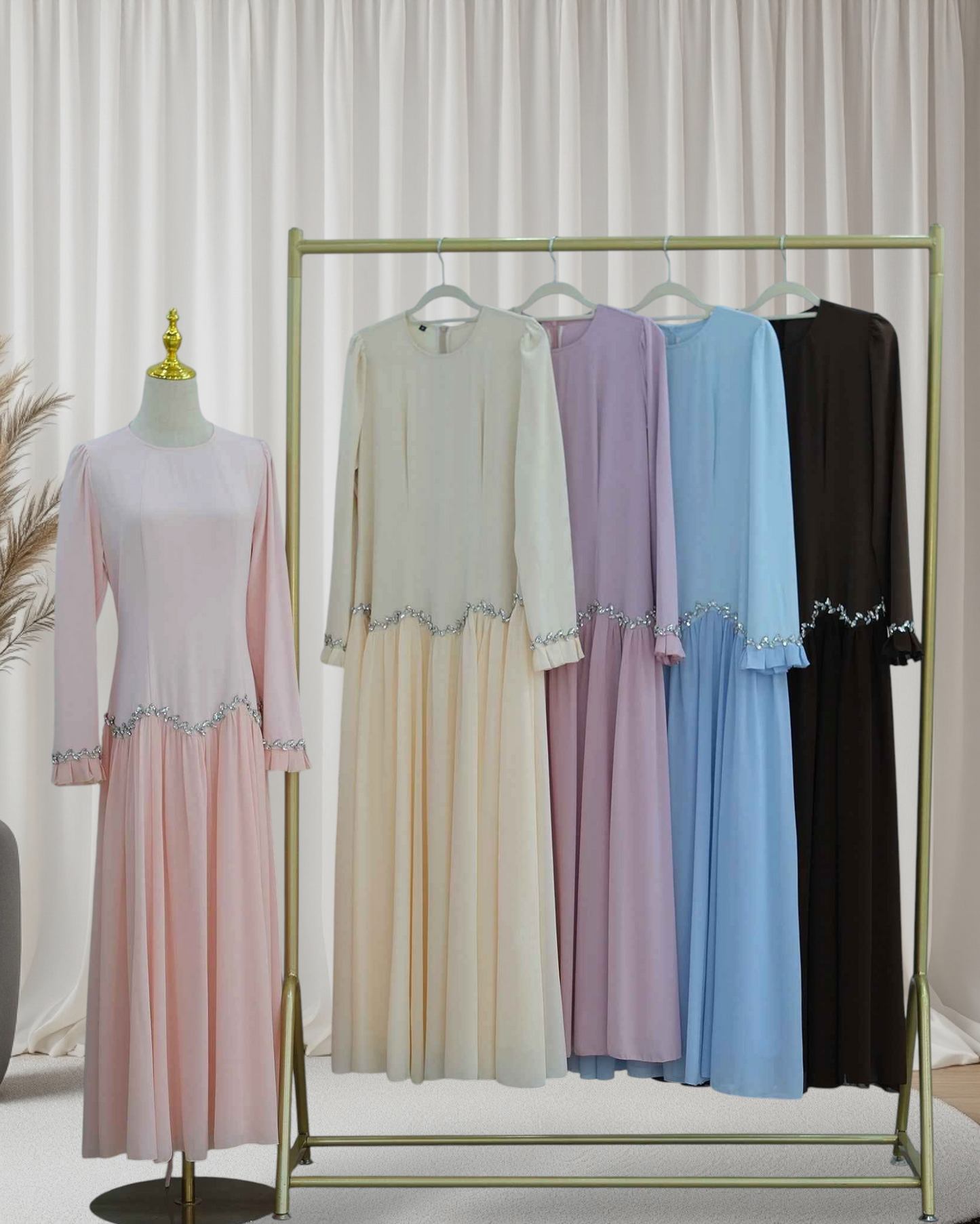 The Serenity Crystal Dress (DI169)