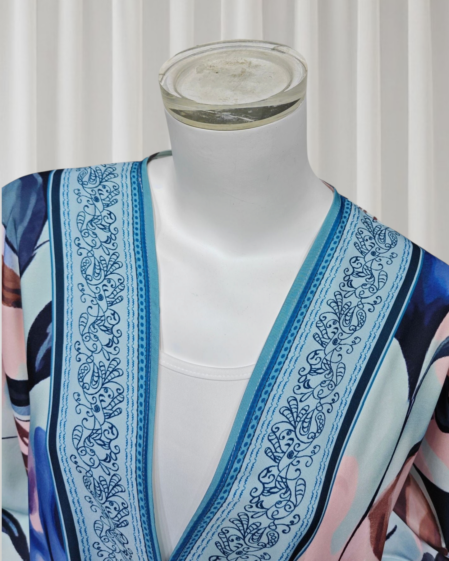 The Feather Veil Abaya Set (IA176)
