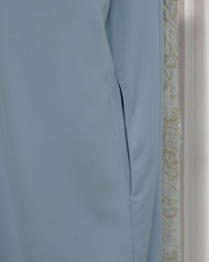 The Azure Élégance Abaya Set (IA184)