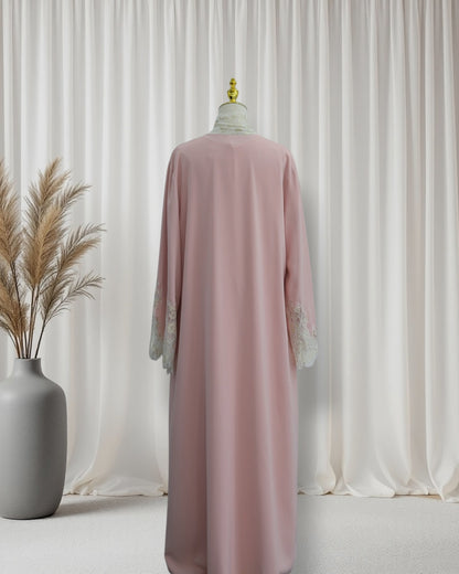 The Azure Élégance Abaya Set (IA184)
