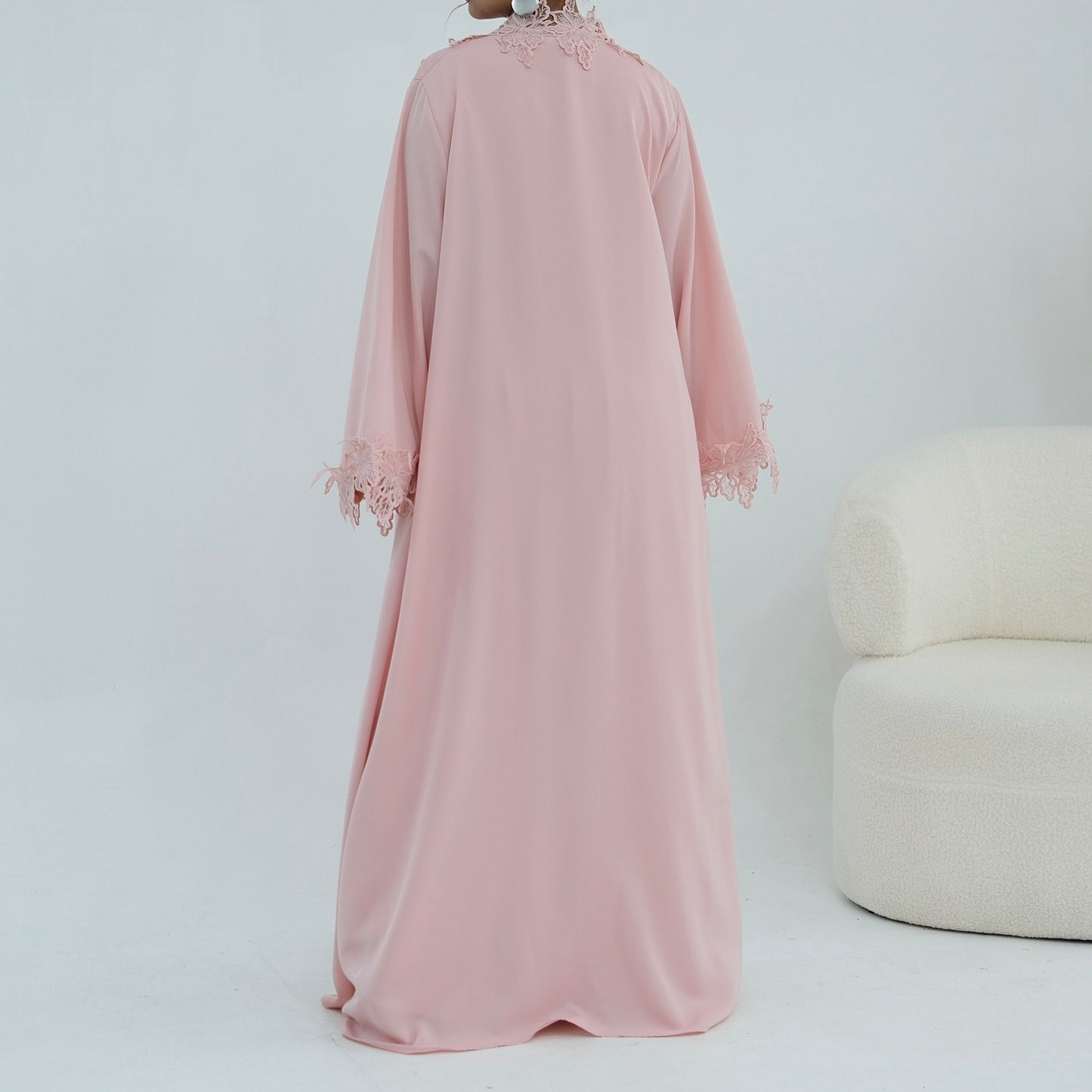 The Fleur Lace Abaya (EG140)