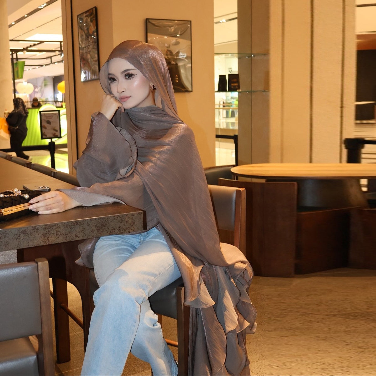Luna Éclat Abaya Set