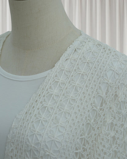 The Noire Mesh Abaya Set (IA187)