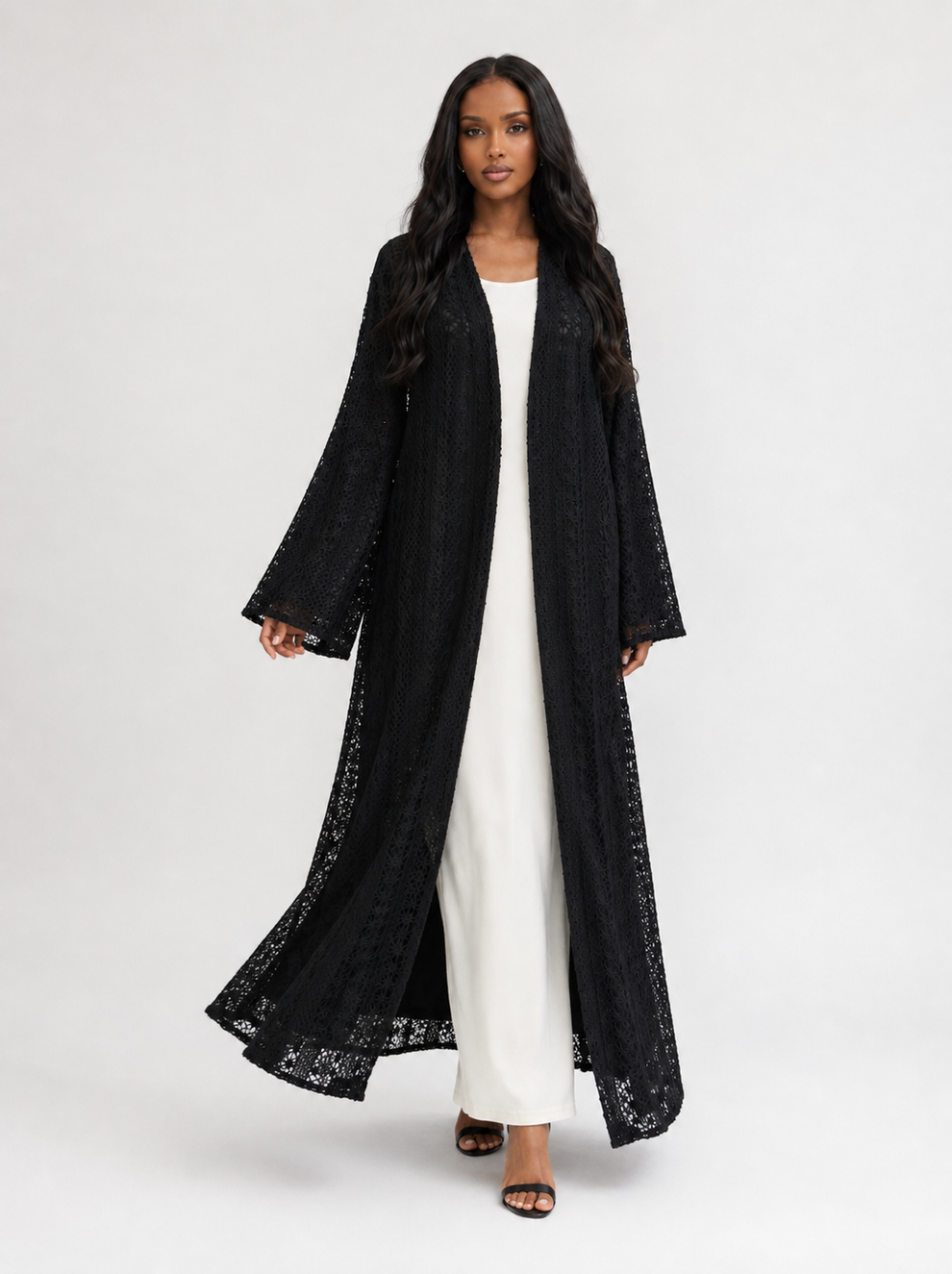 The Noire Abaya Set