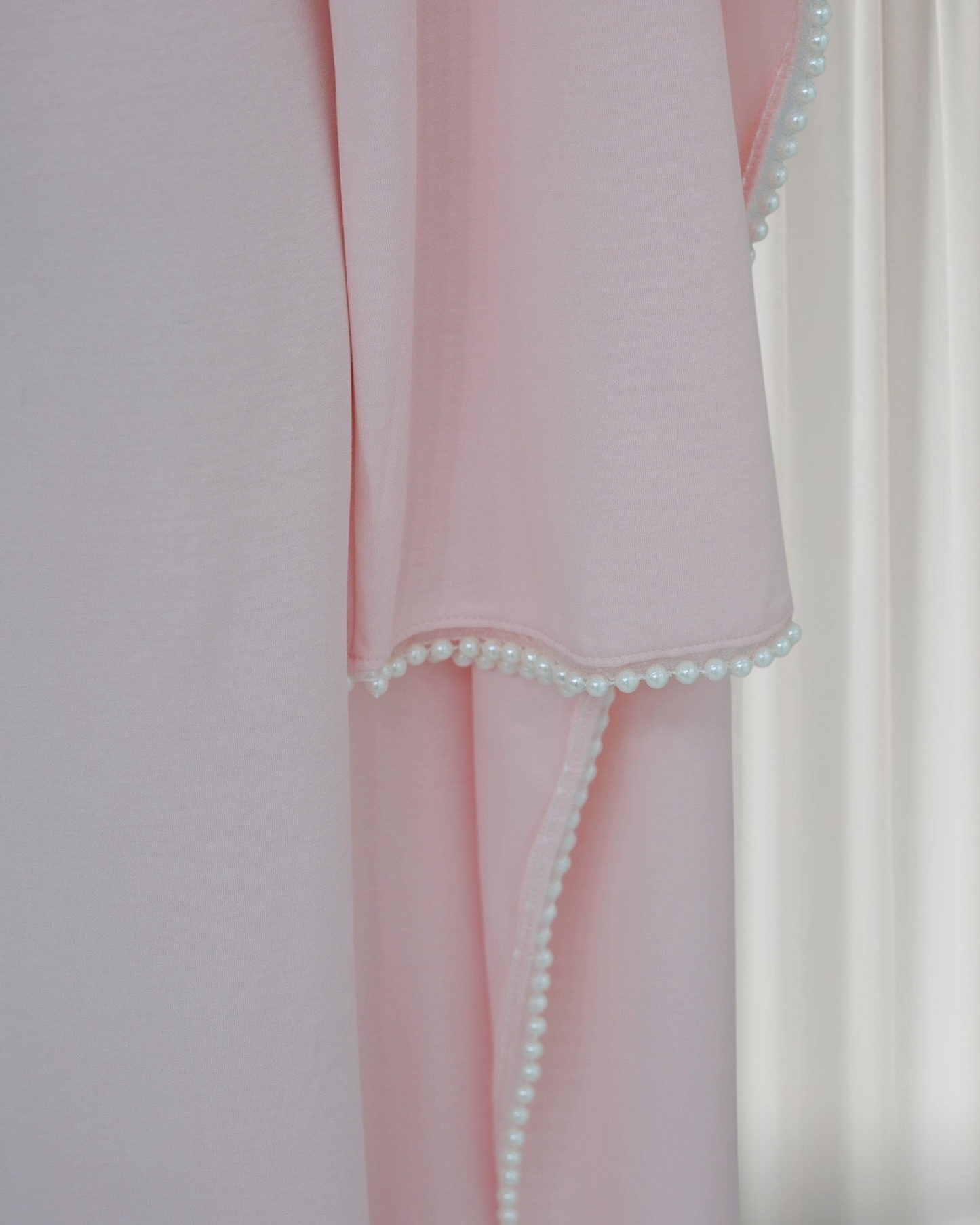The Atelier Pearl Cape Dress - Pink (DP158)