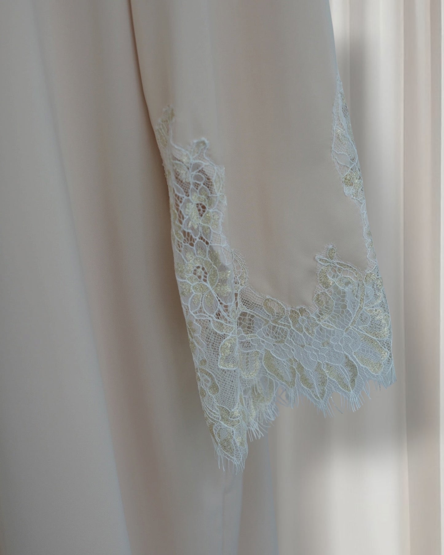 The Azure Élégance Abaya Set (IA184)