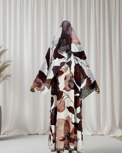 The Petal Essence Abaya (IA181)