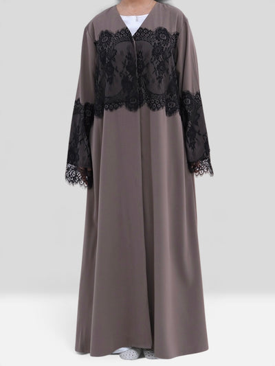 NOOR Winter Abaya Set