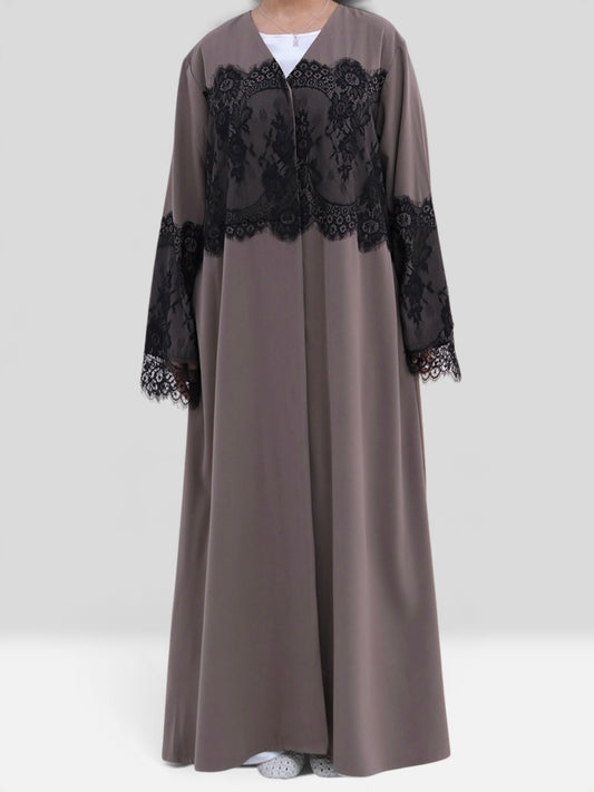 NOOR Winter Abaya Set