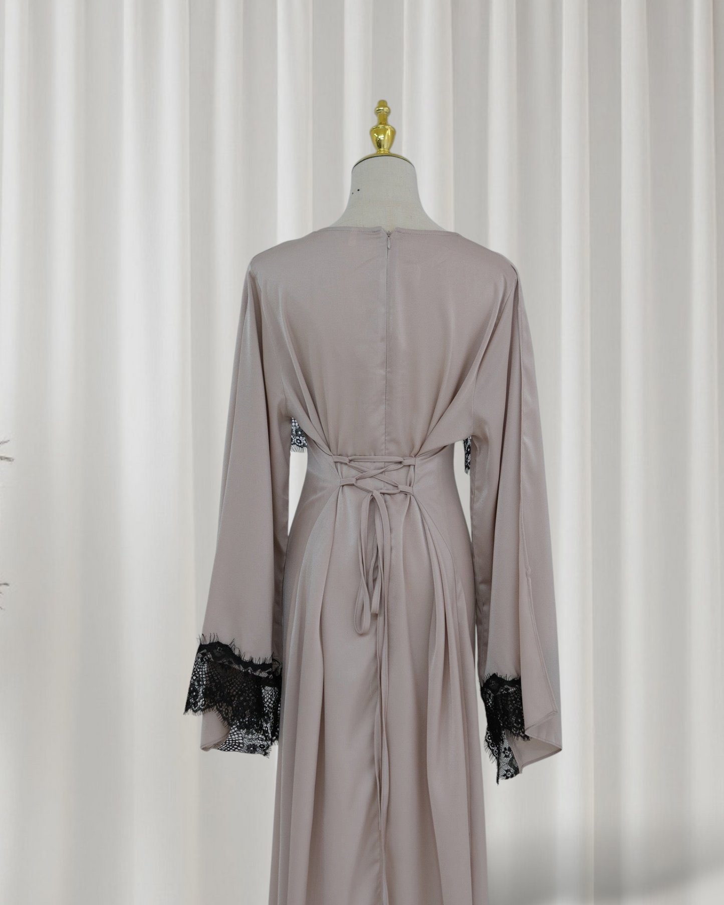 Sarah - Lace Cape Dress (ID157)