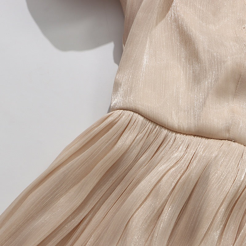 The Monochrome Pleated Dress (DI159)