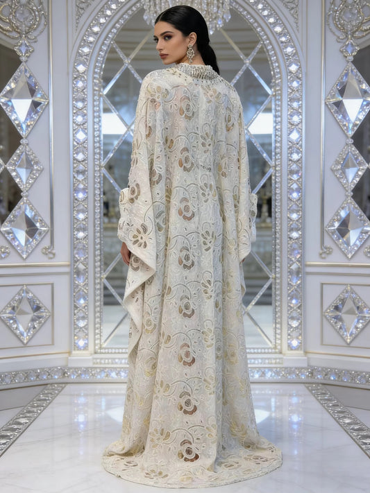 Sequin Luxe Kaftan Abaya Dress