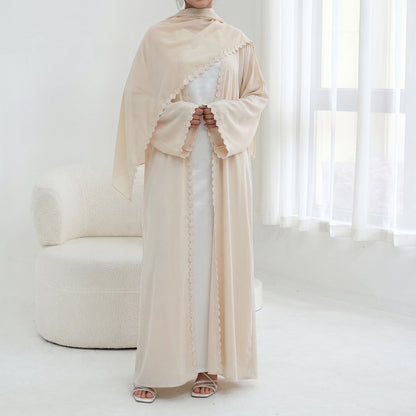 The Bloom Lace Abaya Set 
(EG137)