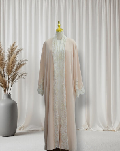 The Azure Élégance Abaya Set (IA184)
