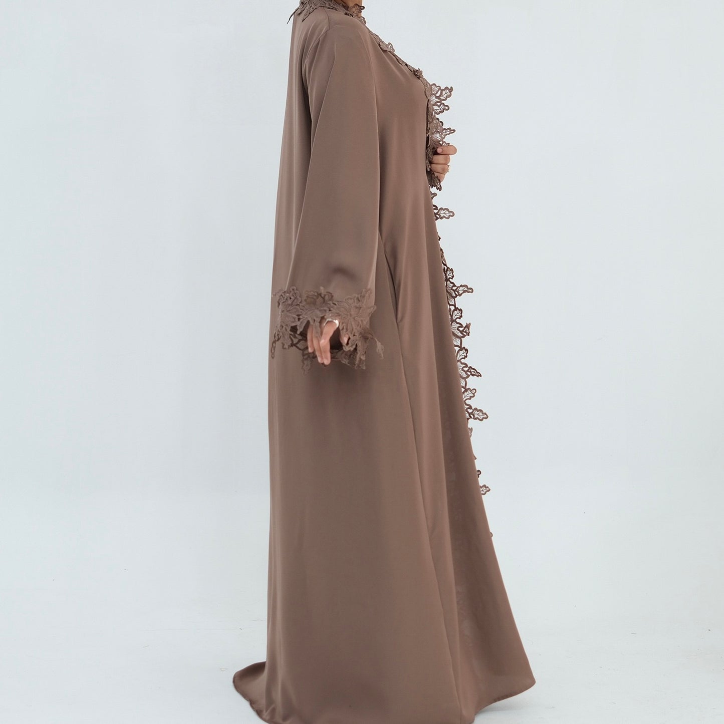 The Fleur Lace Abaya (EG140)