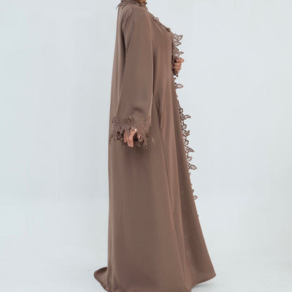 The Fleur Lace Abaya (EG140)