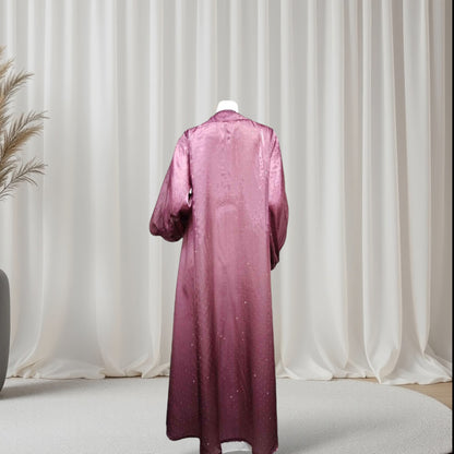 Ethereal rhinestoned Arabic Hand-Embroidered 2-piece Set