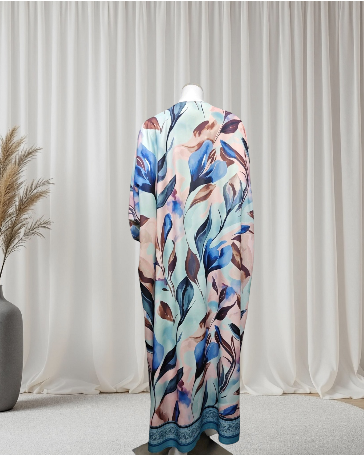The Feather Veil Abaya Set (IA176)