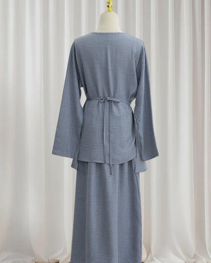 Luxe Draped Knit Co-Ord Set (IA186)