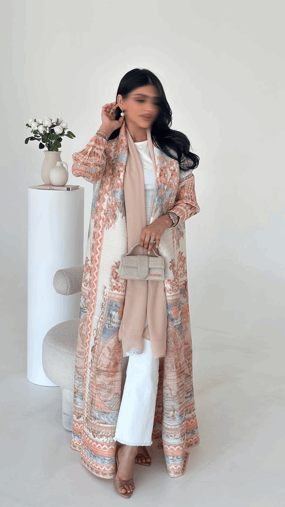 Zahira Pleated Abaya
