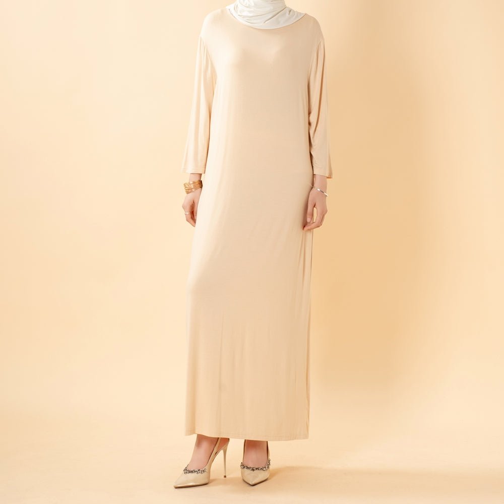Hand-beaded Luxe Kaftan Abaya Dress