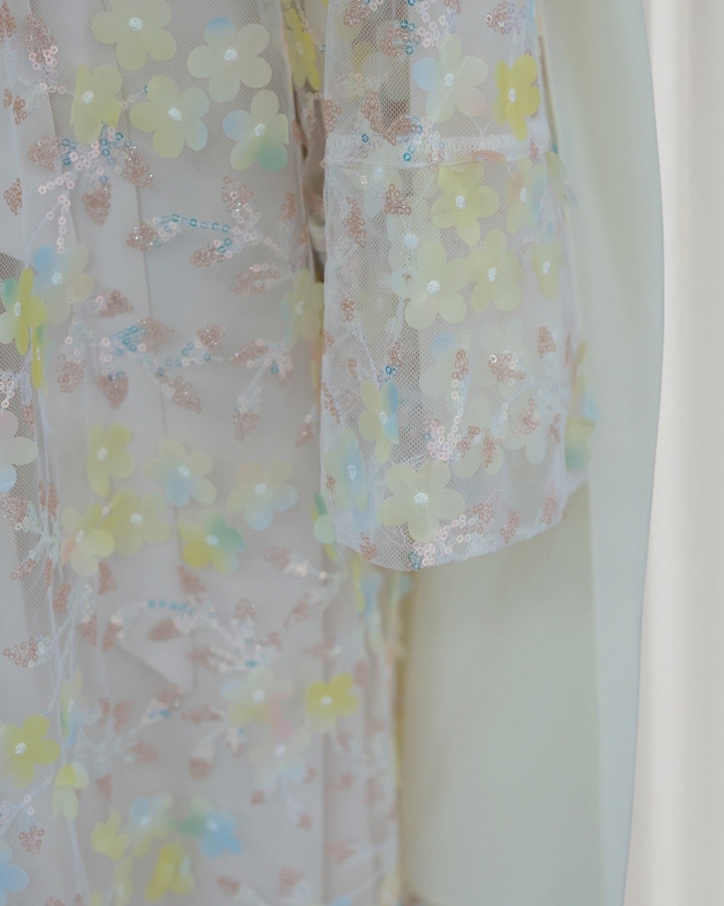 The Élan Floral Sequin Abaya Couture (IA189)