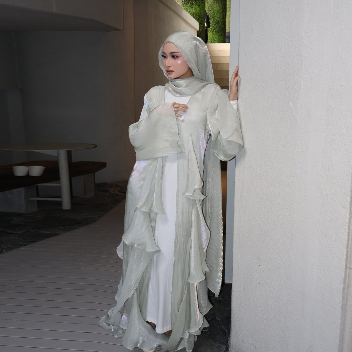 Luna Éclat Abaya Set