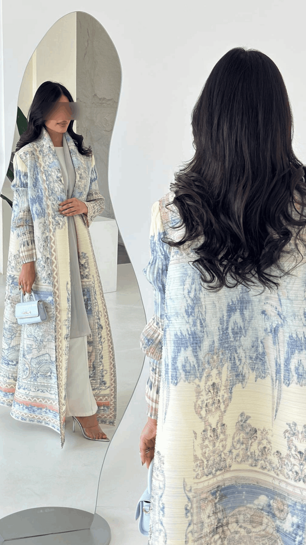 Amira Pleated Abaya