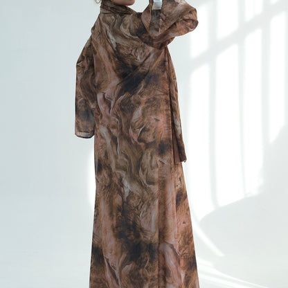 The Étoile Print Abaya
(EG127)