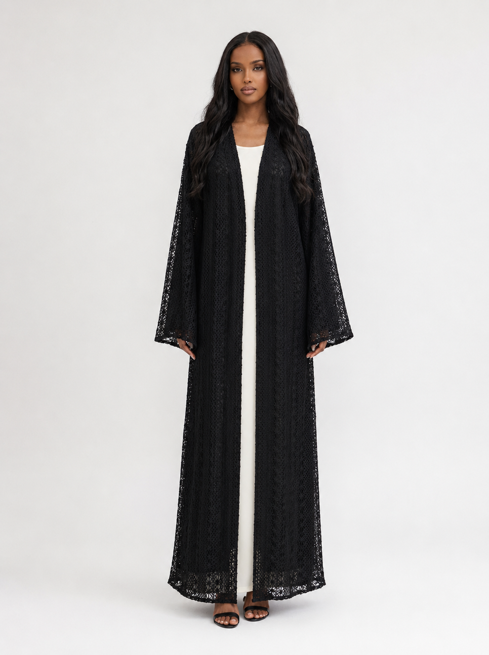 The Noire Abaya Set