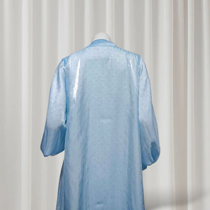 Ethereal rhinestoned Arabic Hand-Embroidered 2-piece Set
