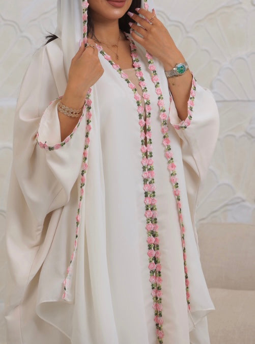 Jasmine Lace Abaya Set