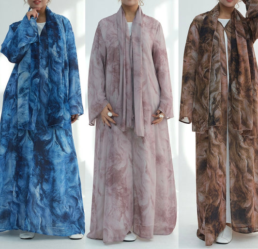 The Étoile Print Abaya
(EG127)