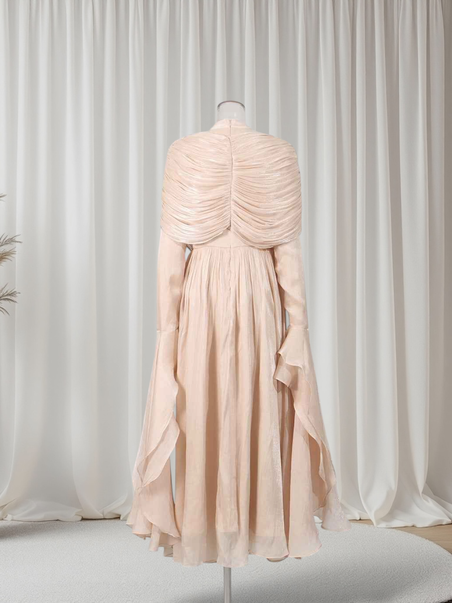 The Monochrome Pleated Dress (DI159)