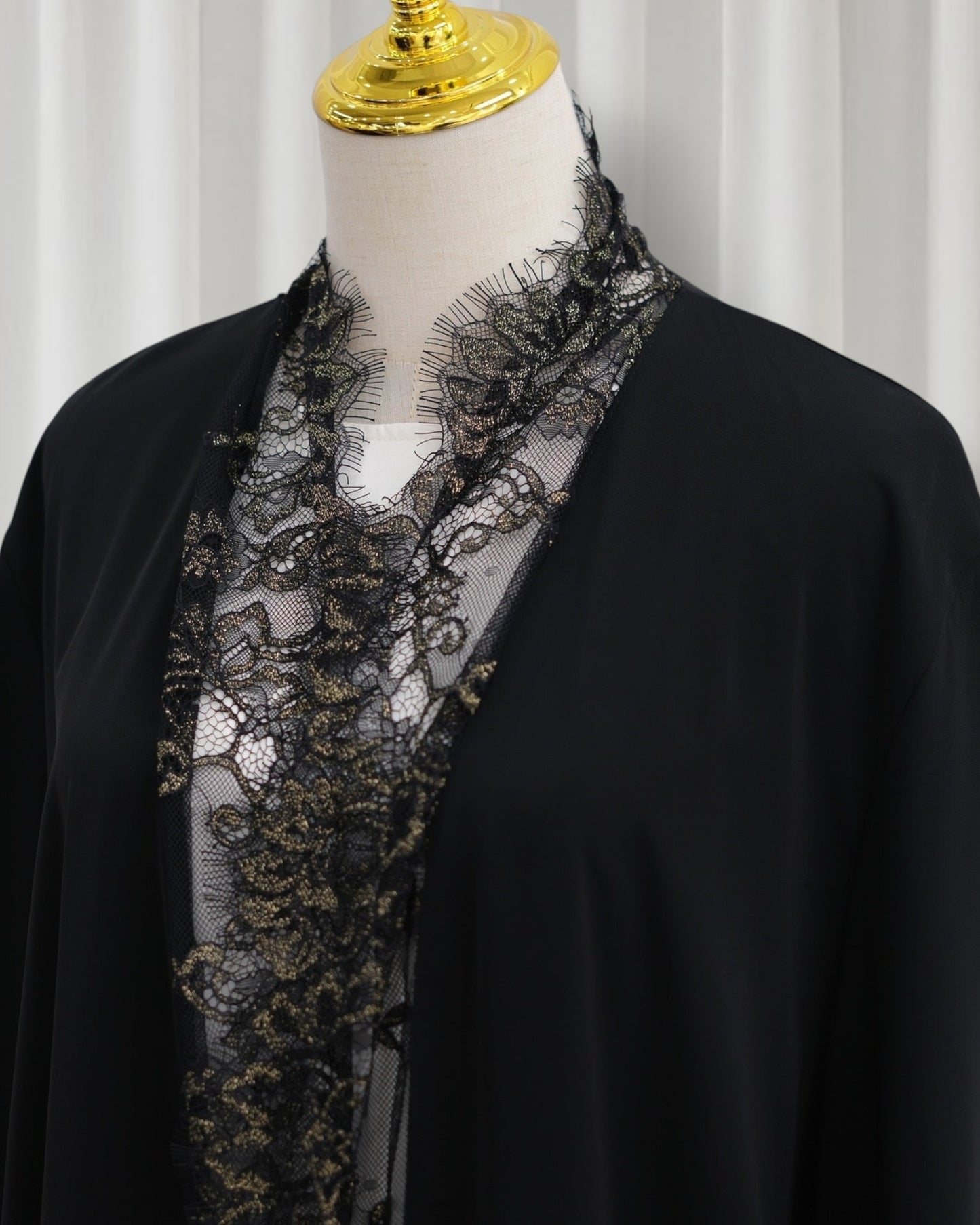 The Azure Élégance Abaya Set (IA184)
